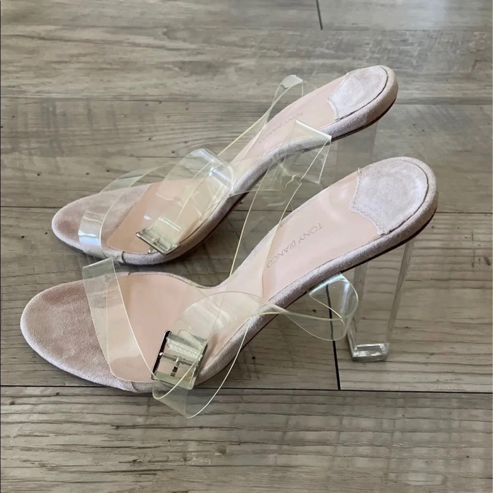 Tony Bianco Kiki Heel, Size 9, Clear - Used w/ Box